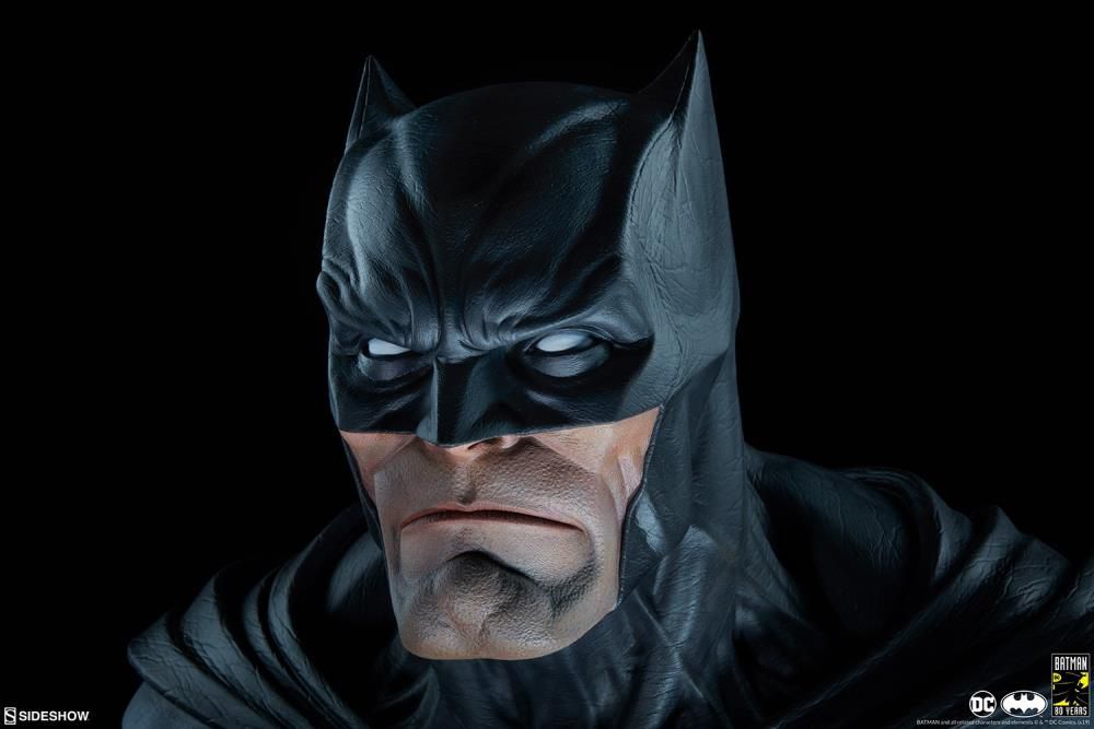 PRÉ-VENDA Estátua Busto Batman: Dc Comics Collectible Escala 1/1 - Sideshow