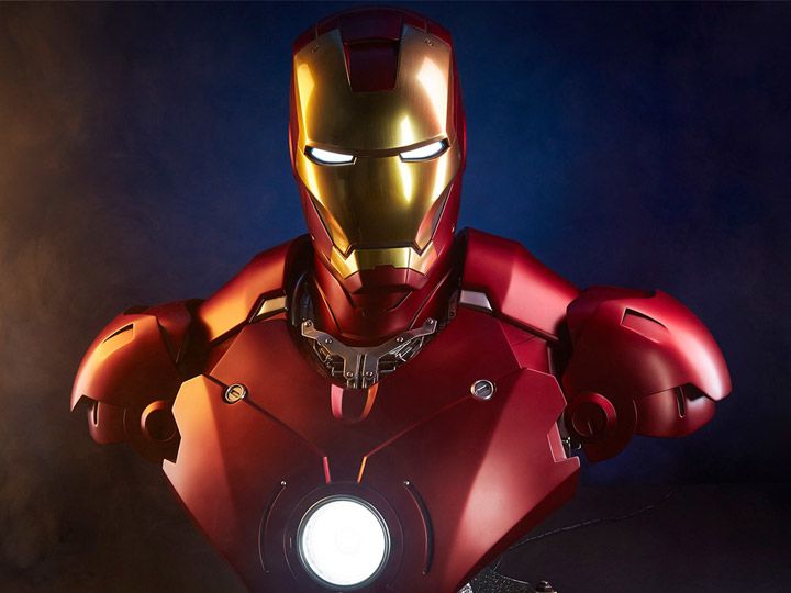 PRÉ-VENDA Estátua Busto Homem de Ferro (Iron Man): Marvel (Mark III) (Life-Size) - Sideshow