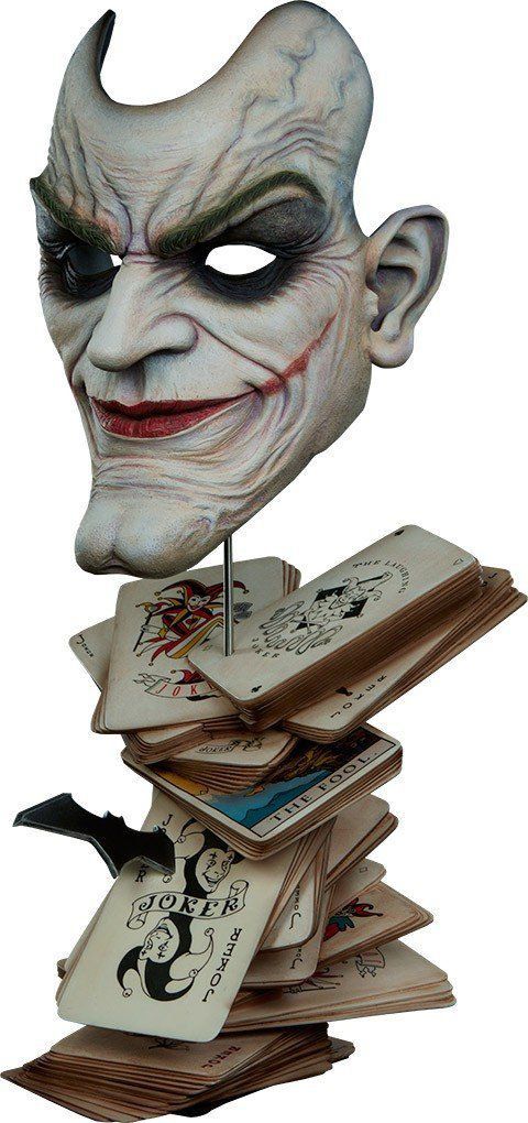 PRÉ VENDA: Busto O Coringa (The Joker) Face of Insanity: DC Comics Life-Size - Sideshow