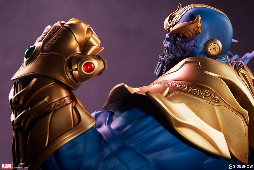 PRÉ VENDA: Estátua Busto Thanos: Marvel Comics - Sideshow Collectibles