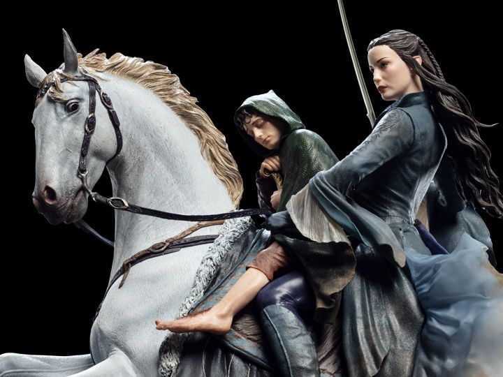 PRÉ VENDA: Estátua Arwen & Frodo on Asfaloth: O Senhor dos Anéis (The Lord of the Rings) Escala 1/6 - Weta