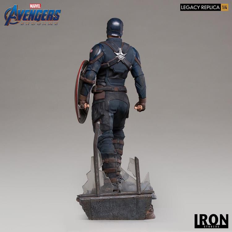 PRÉ VENDA Estátua Capitão América (Captain America): Vingadores: Ultimato (Avengers: Endgame) - Legacy Replica (Limited Edition) Escala 1/4 - Iron Studios