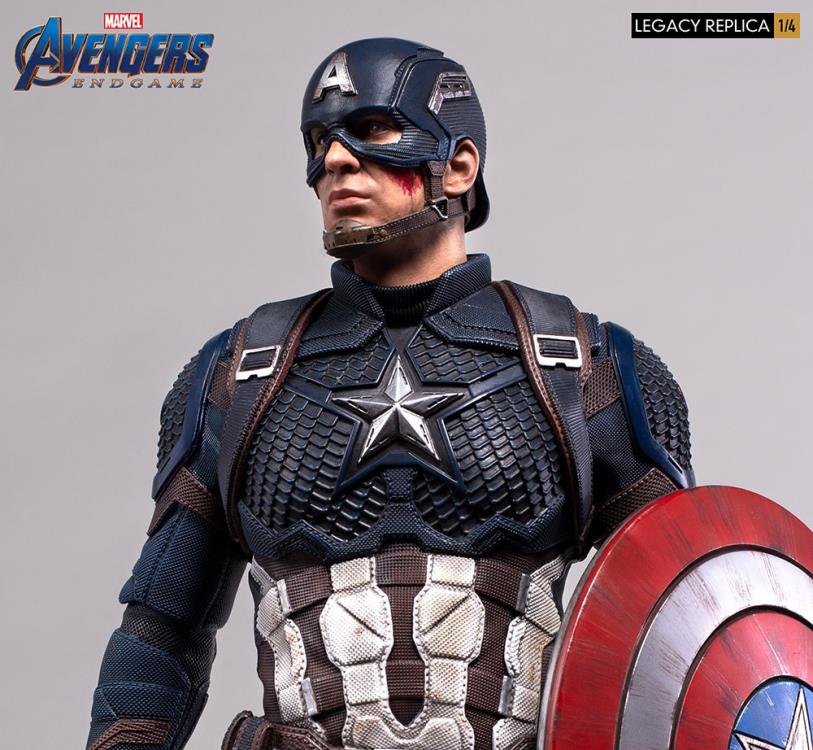 PRÉ VENDA Estátua Capitão América (Captain America): Vingadores: Ultimato (Avengers: Endgame) - Legacy Replica (Limited Edition) Escala 1/4 - Iron Studios