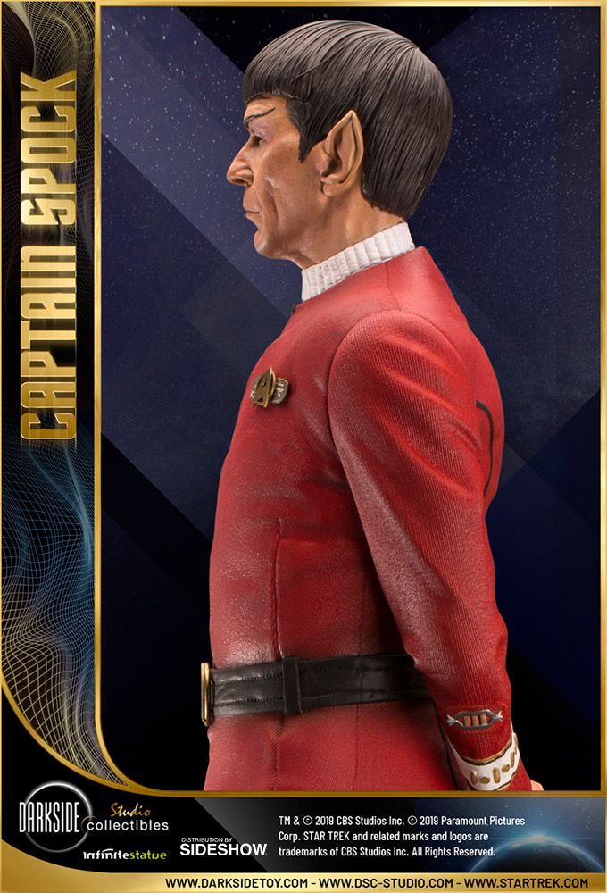 PRÉ-VENDA Estátua Capitão Spok (Leonard Nimoy as Captain Spock): Star Trek ll A Ira de Khan (Escala 1/3) - DarkSide Collectibles
