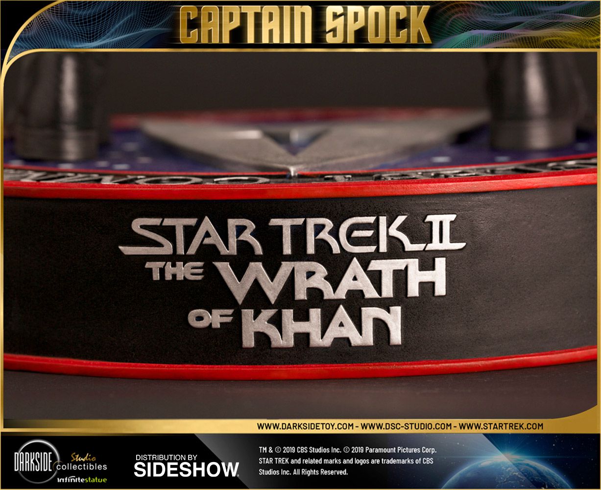 PRÉ-VENDA Estátua Capitão Spok (Leonard Nimoy as Captain Spock): Star Trek ll A Ira de Khan (Escala 1/3) - DarkSide Collectibles