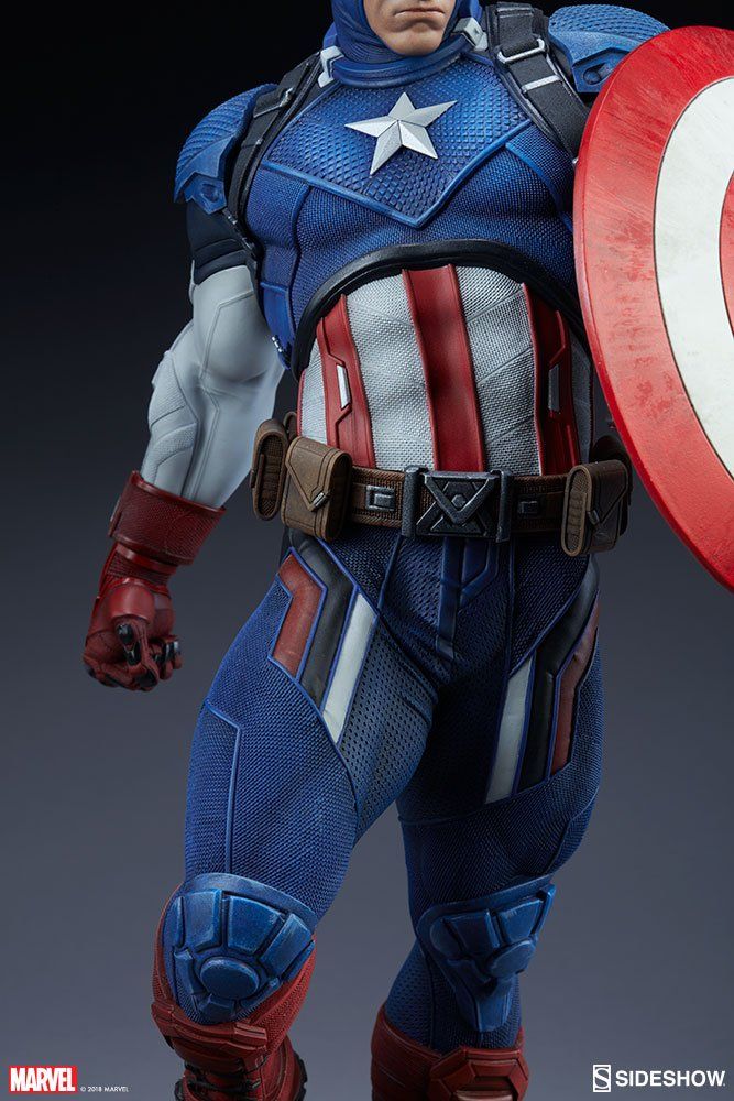 PRÉ VENDA: Estátua: Capitão América ( America Captain Premium Format ) Marvel - Sideshow Collectibles
