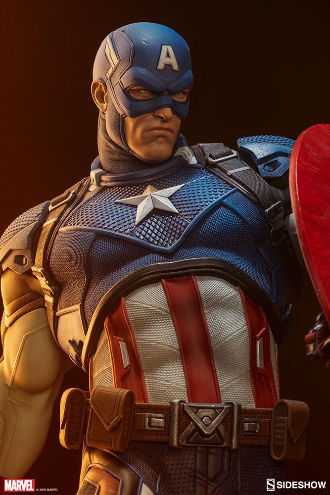 PRÉ VENDA: Estátua: Capitão América ( America Captain Premium Format ) Marvel - Sideshow Collectibles