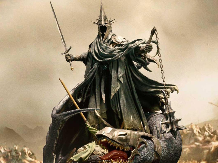PRÉ VENDA: Estátua Diorama Angmar O Rei Bruxo Witch King Angmar: O Senhor Dos Aneis The Lord Of The Rings Museum Masterline Escala 1/3 - Prime 1 Studios