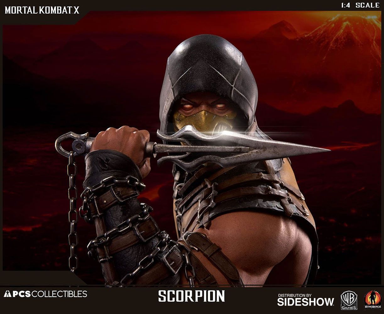 PRÉ VENDA: Estátua Scorpion: Mortal Kombat X  (Escala 1/4) - Pop Culture Shock