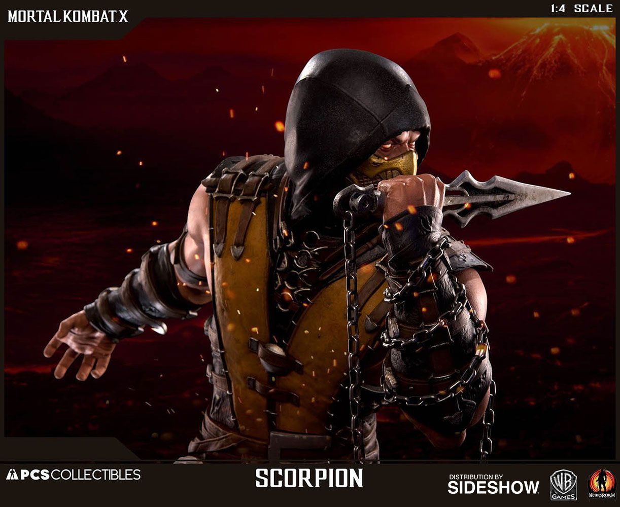 PRÉ VENDA: Estátua Scorpion: Mortal Kombat X  (Escala 1/4) - Pop Culture Shock