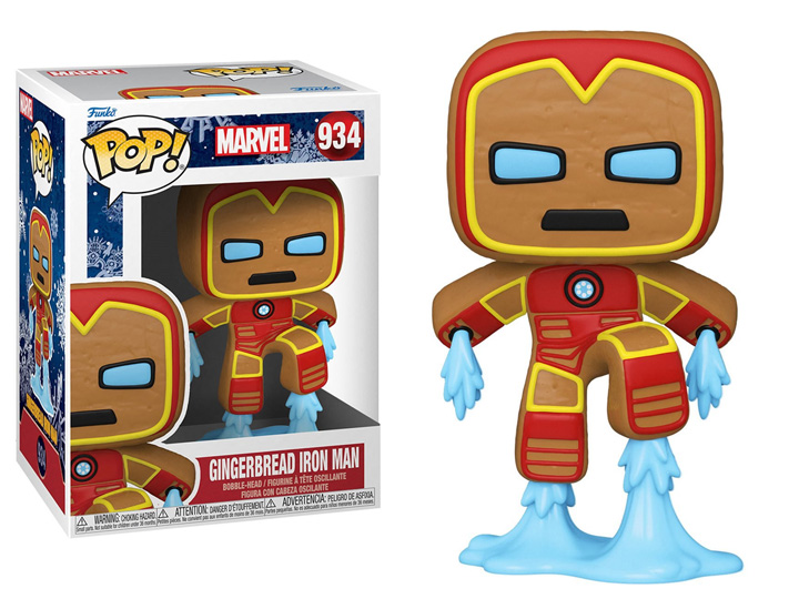 Funko Pop! Biscoito Homem de Ferro Gingerbread Iron Man: Natal Marvel Vingadores #934 - Funko