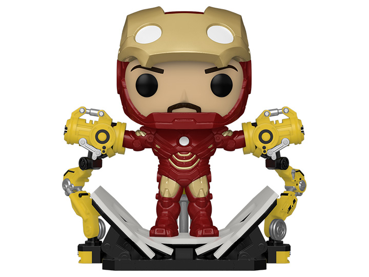 Funko Pop! Homem de Ferro Iron Man Gantry PX Jarvis: Homem de Ferro 2 Iron Man 2 Deluxe Marvel Glows In The Dark Edição Especial Special Edition #905 - Funko