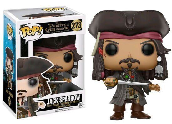 Funko Pop Jack Sparrow: Piratas do Caribe: A Vingança de Salazar #273 - Funko