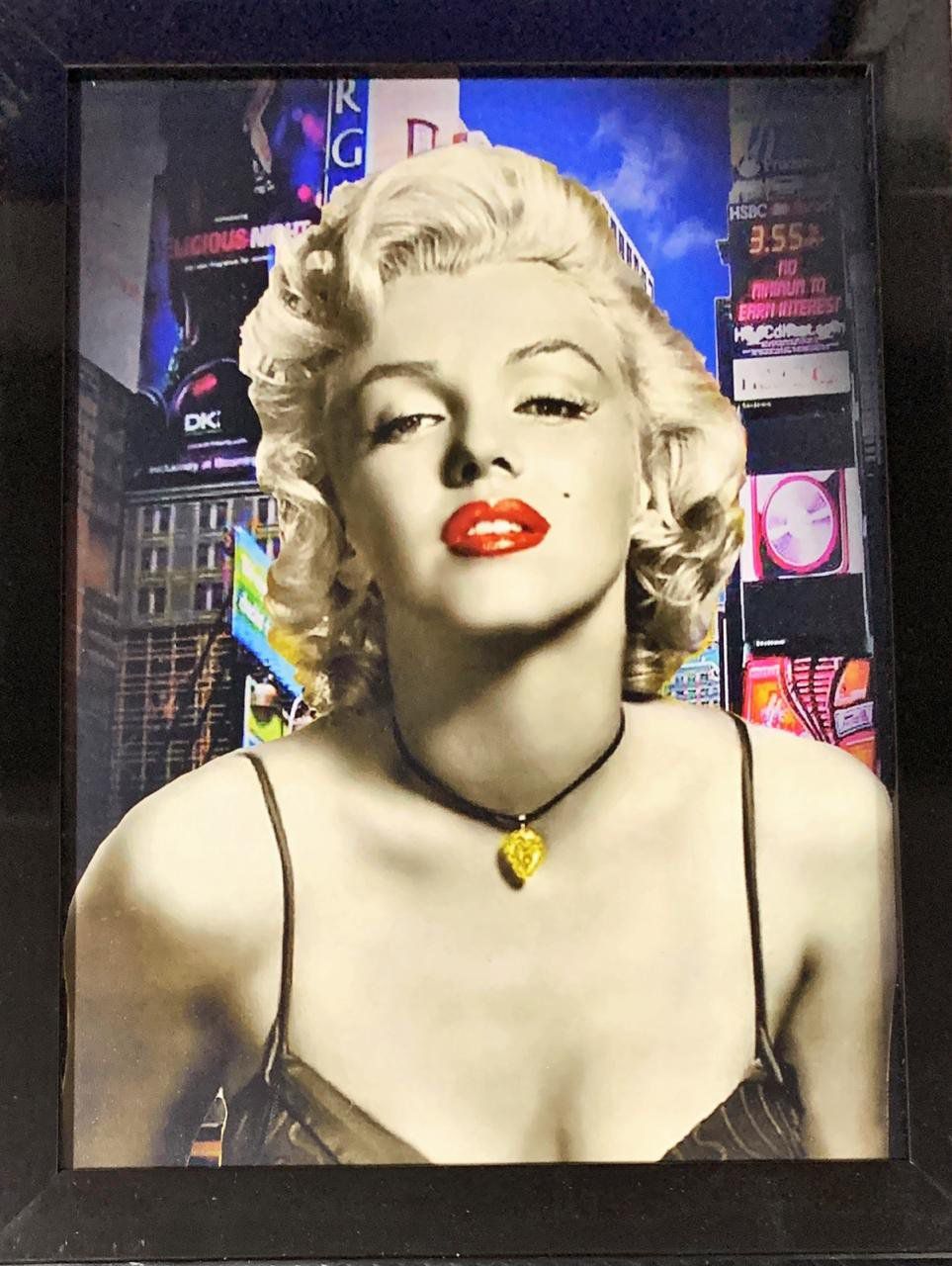 Quadro com Moldura Marilyn Monroe (24x29)