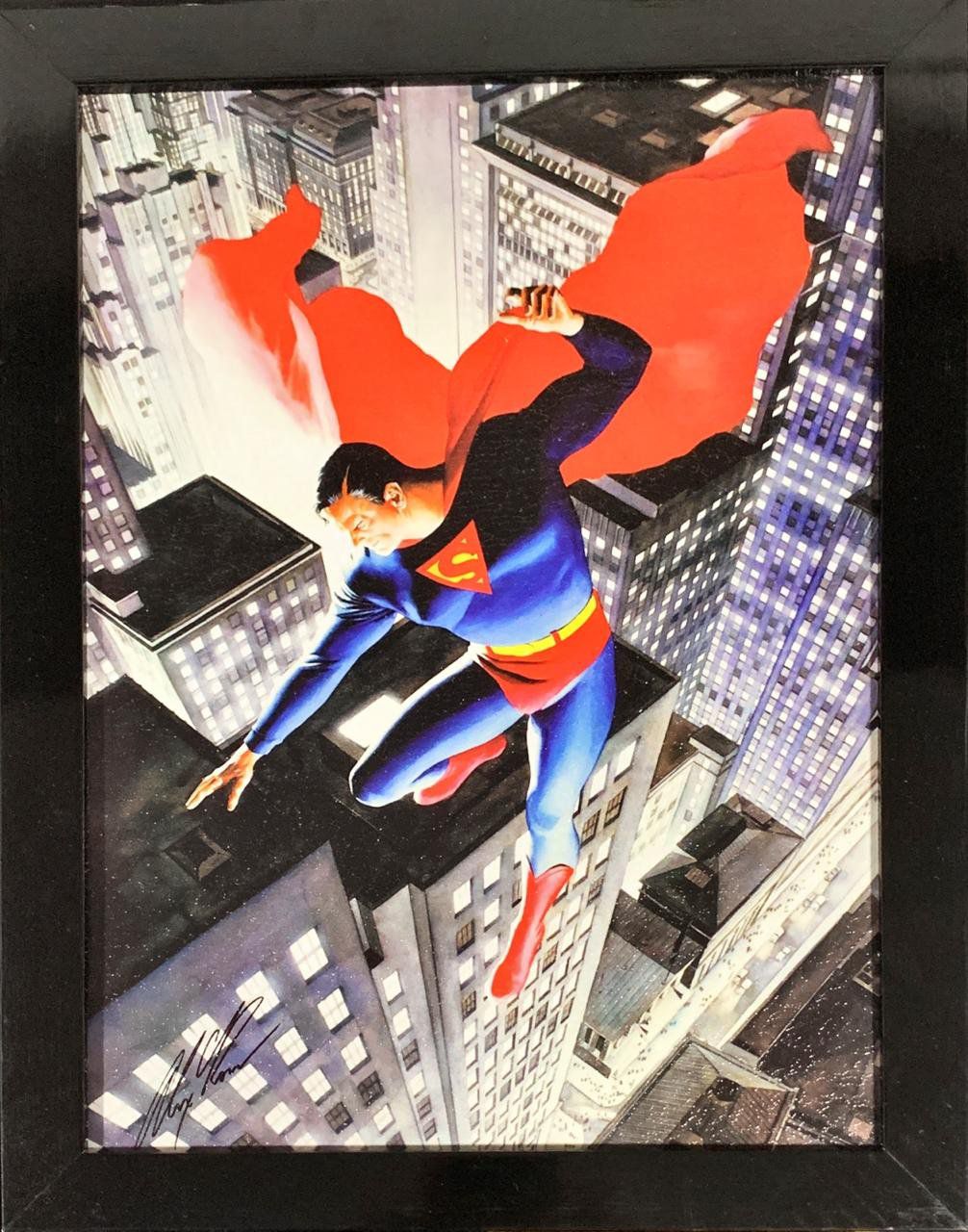 Quadro com Moldura Super-Homem Clássico (Classic Superman): DC Comics