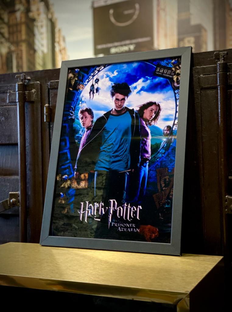 Quadro com Moldura Harry Potter e o Prisioneiro de Azkaban 46x33- CD