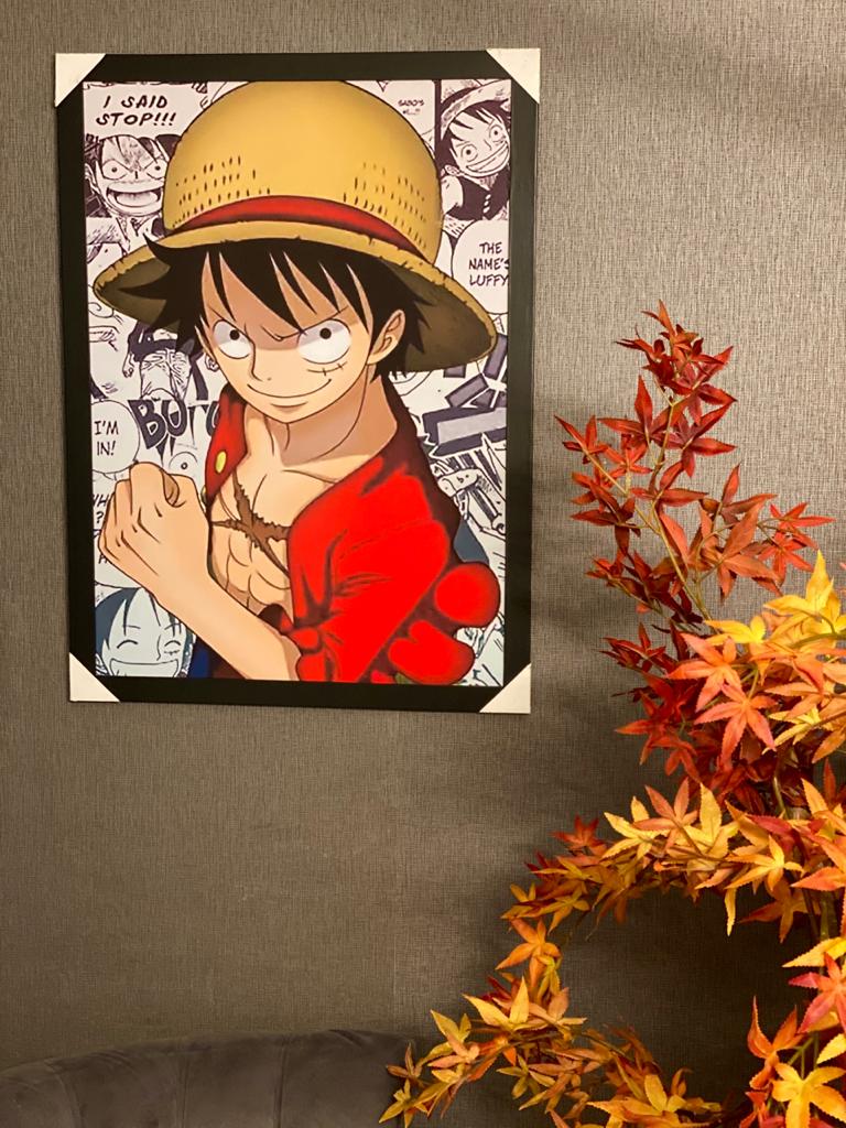 Quadro Luffy: One Piece Anime Mangá - EV