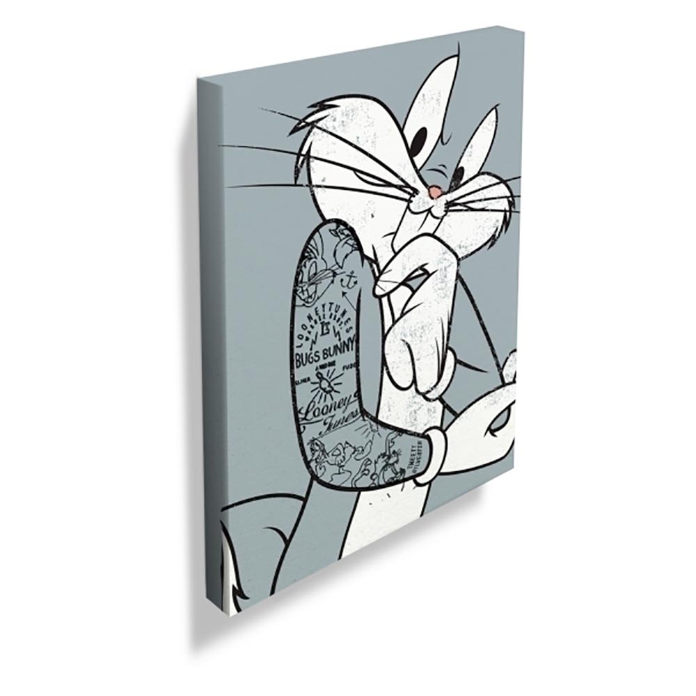 Quadro Tela Pernalonga Bugs Bunny: Looney Tunes - 70x50 - Metropole