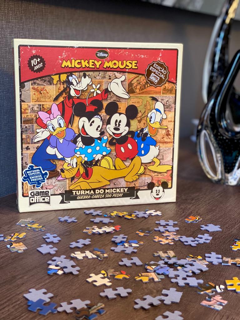 Quebra-Cabeça 500 Peças - A Turma do Mickey - Disney - Game Office