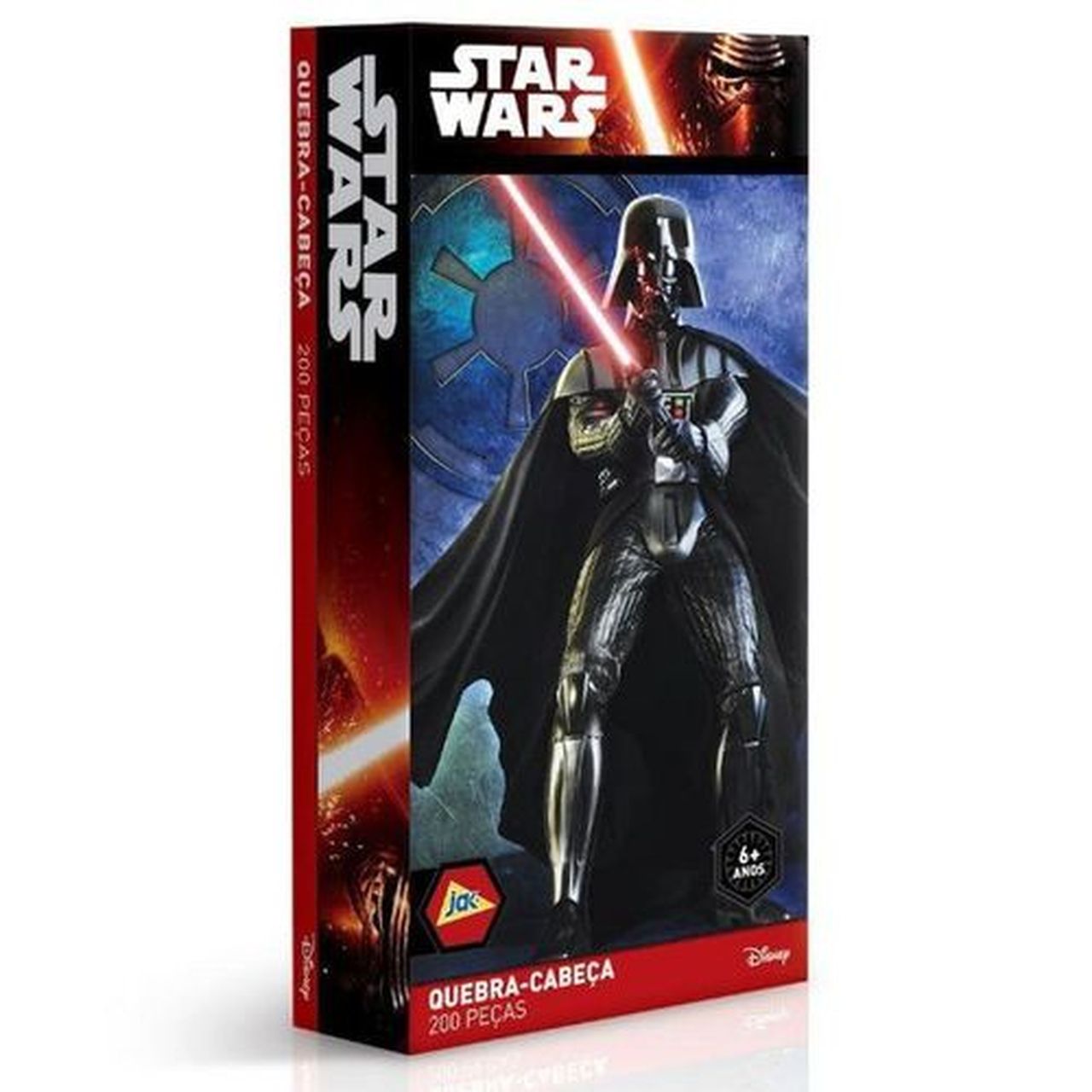 Quebra-Cabeça Darth Vader: Star Wars (Disney) 200 Peças - Jak