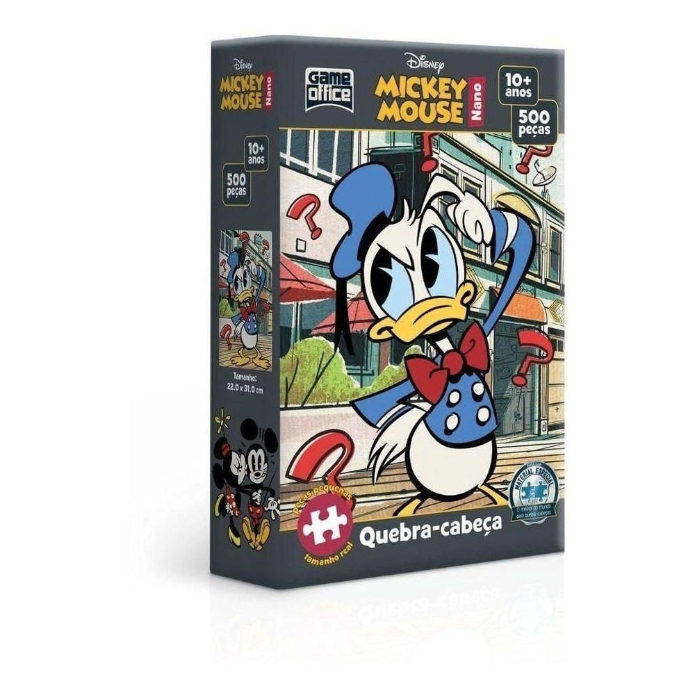 Quebra-Cabeça Pato Donald: Disney (Nano) - Game Office
