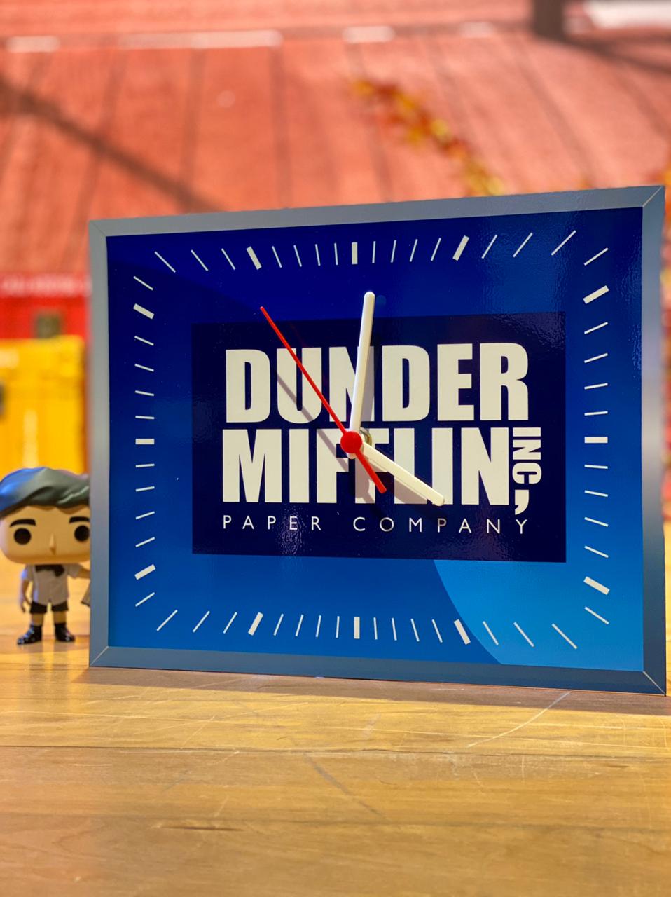 Relógio de Parede Dunder Mifflin Inc Paper Company: The Office - EV
