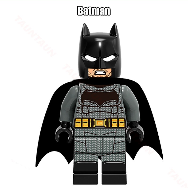 Réplica Bloco de Montar Personagem Batman Liga da Justiça Filme: Peças Estilo Lego - MKP
