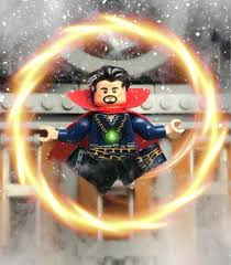 Réplica Bloco de Montar Personagem Doutor Estranho Doctor Strange: Filme Marvel Peças Estilo Lego - MKP