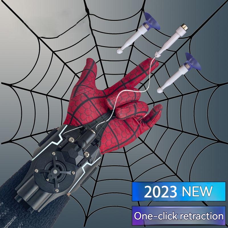 Replica Lançador De Teia Web Shooter Homem Aranha Spider Man: Vingadores Avengers Marvel Preto Black Friday - MKP