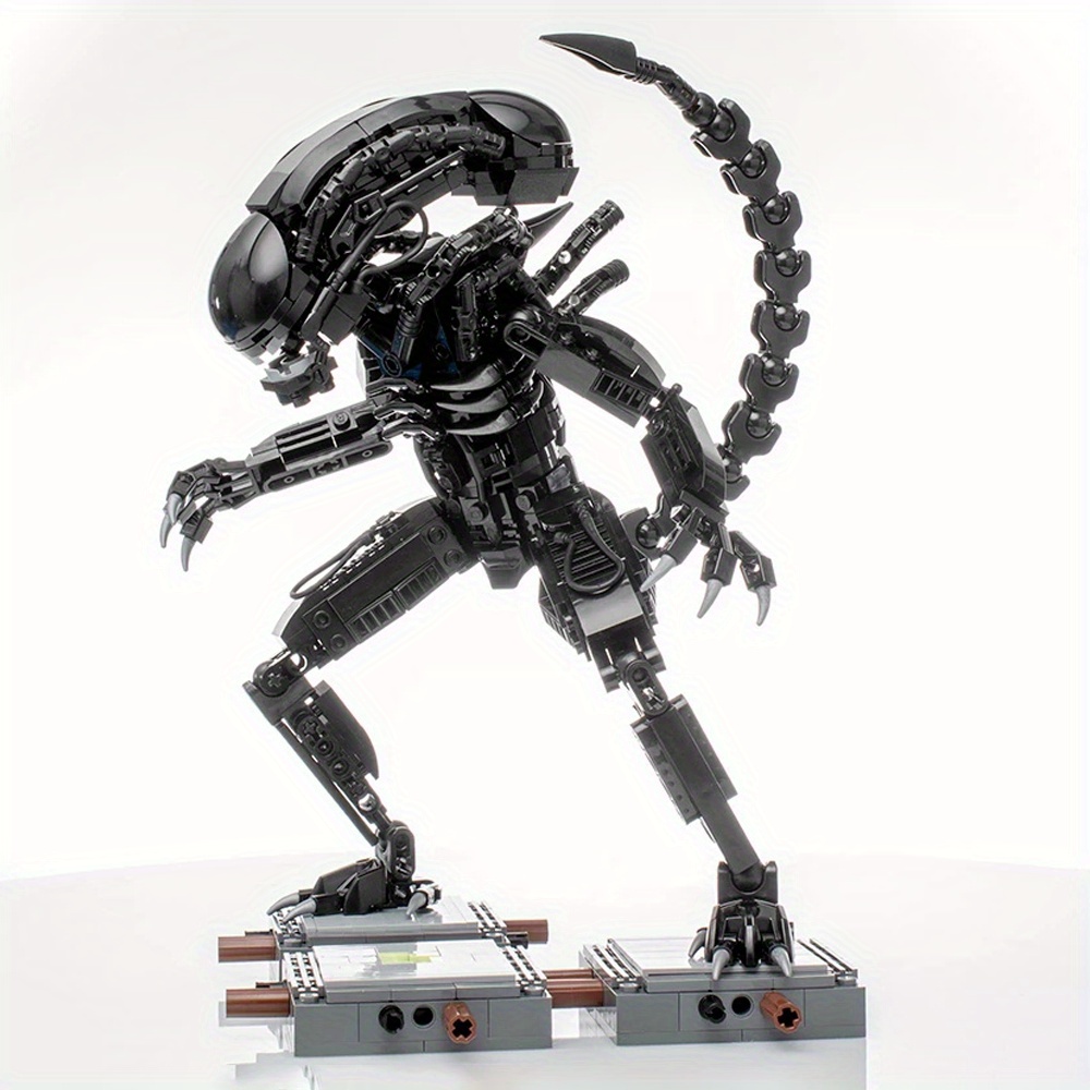 Réplica Model Kit Alien Xenomorph: Alien Vs Predator Prometheus Filme 600 Peças Compatível com Lego Black Friday - MKP