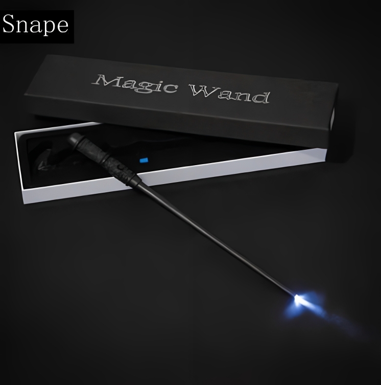 Réplica Varinha Severus Snape: Harry Potter Com LED Efeito Luz Light Up - MKP