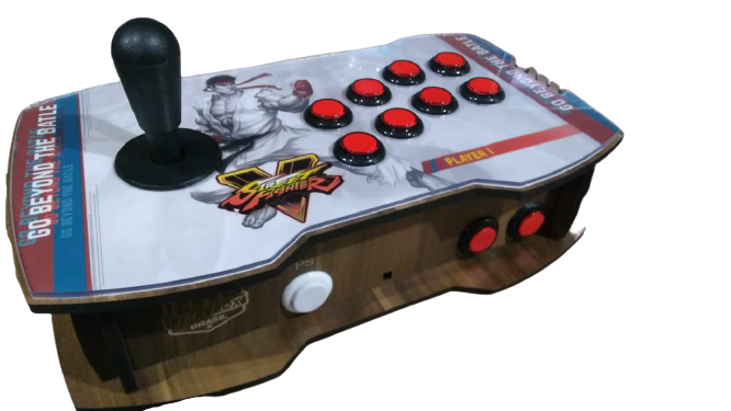 Retrô Box Fliperama Arcade "Street Fighter V" (Mais de 20.000 Jogos)PlayStation 1/Nintendo/Super Nintendo/Mega Drive