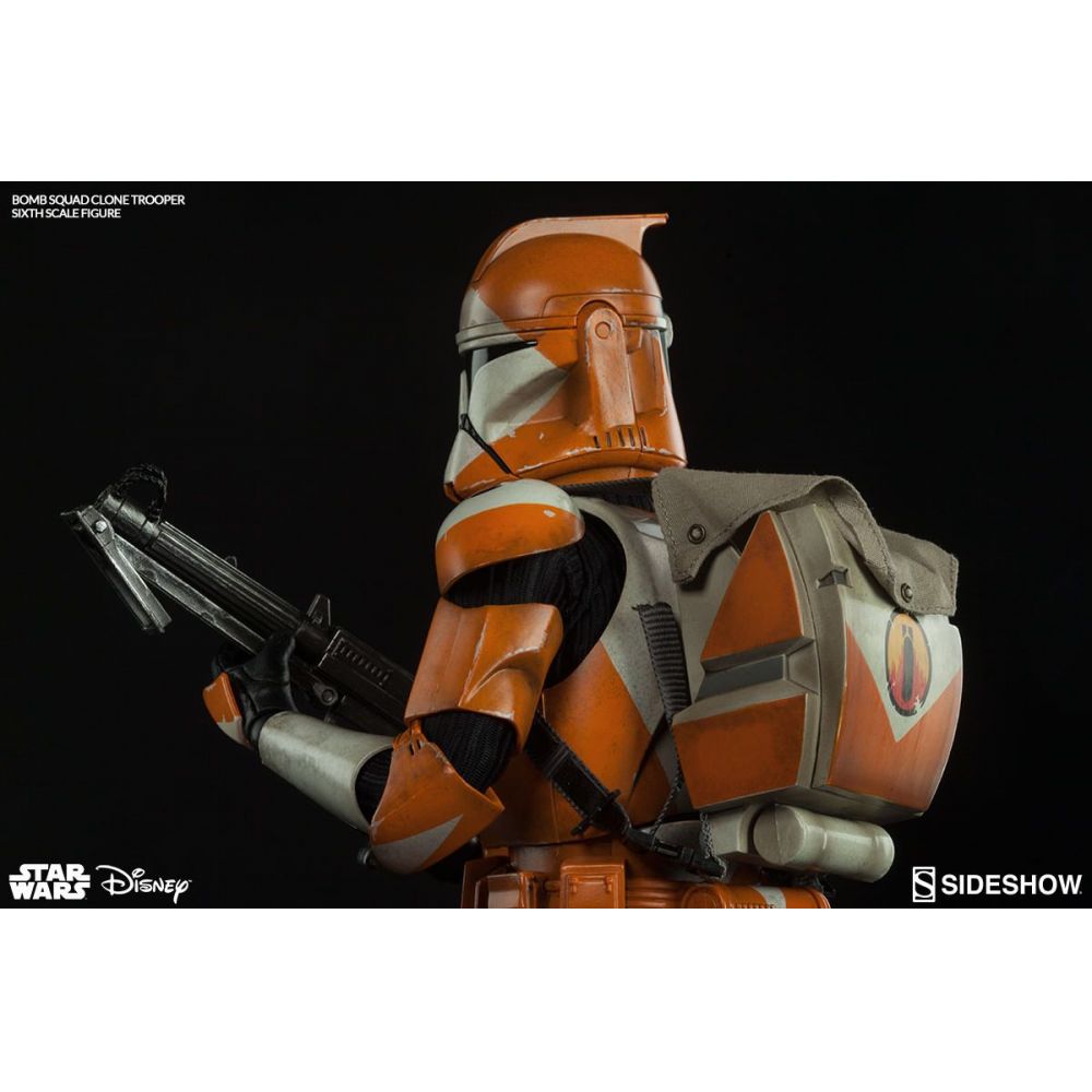 Boneco Clone Trooper Bomb Squad: Star Wars Escala 1/6 - Sideshow