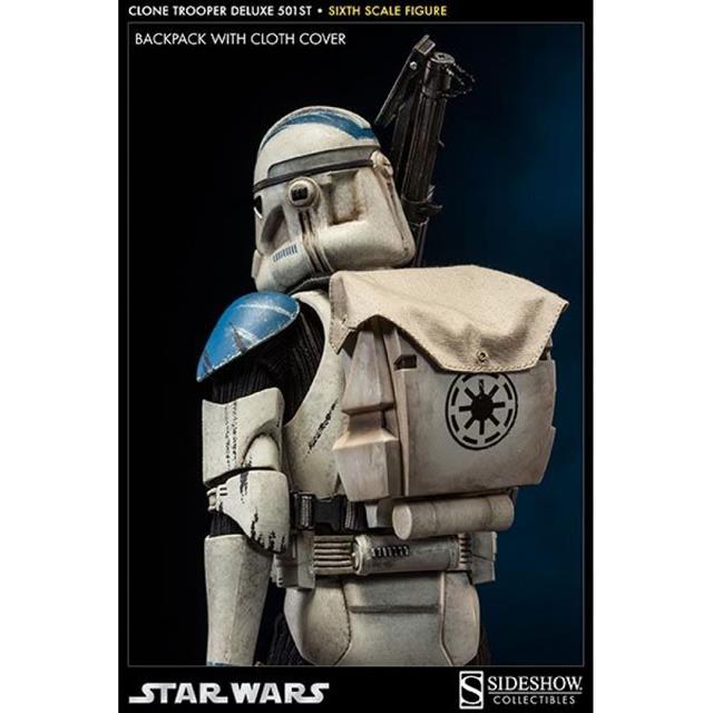 Star Wars Clone Trooper Deluxe 501st 1:6 - Sideshow