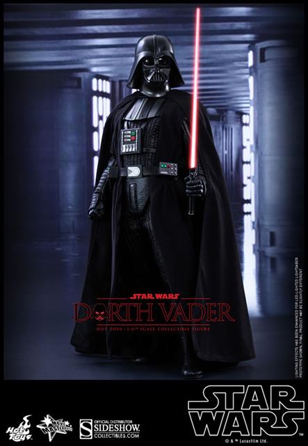 Action Figure Darth Vader: Star Wars Uma Nova Esperança (A New Hope) Escala 1/6 (MMS279) (USADO E SEM CAIXA)- Hot Toys