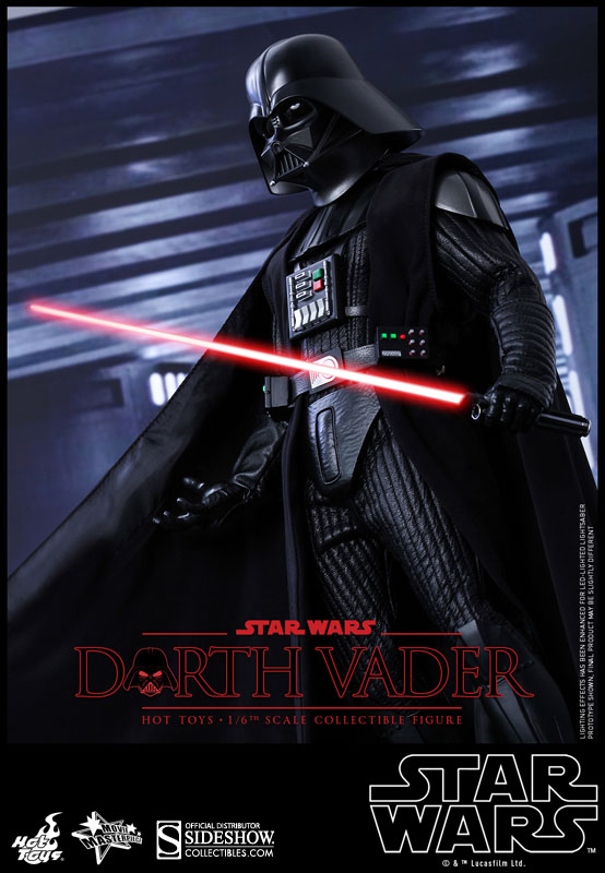 Action Figure Darth Vader: Star Wars Uma Nova Esperança (A New Hope) Escala 1/6 (MMS279) (USADO E SEM CAIXA)- Hot Toys