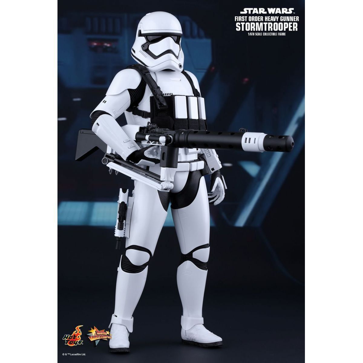 Boneco First Order Heavy Gunner Stormtrooper: Star Wars: O Despertar da Força Escala 1/6 - Hot Toys