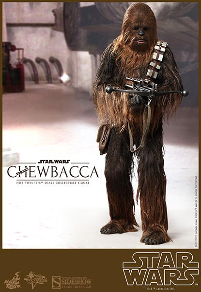Action Figure Han Solo & Chewbacca: Star Wars Uma Nova Esperança (Uma Nova Esperança) Escala 1/6 (MMS263) - Hot Toys