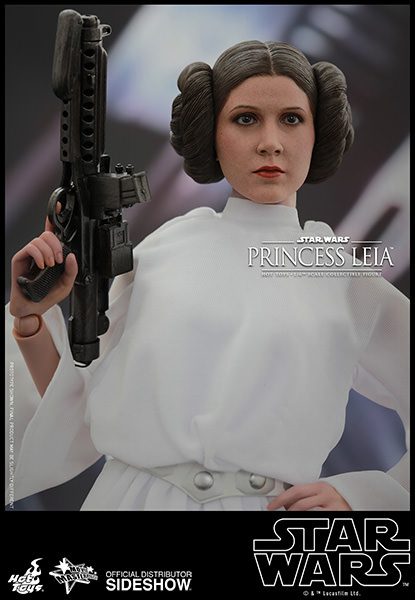 Action Figure Leia Organa (Princesa Leia): Star Wars (Escala 1/6) - Hot Toys (USADO E SEM CAIXA)