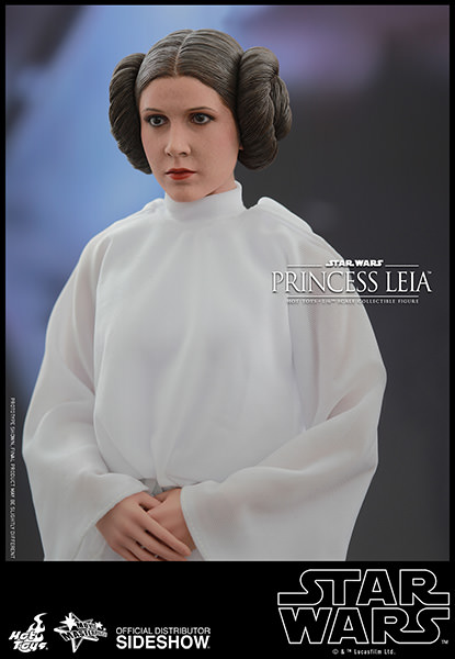 Action Figure Leia Organa (Princesa Leia): Star Wars (Escala 1/6) - Hot Toys (USADO E SEM CAIXA)