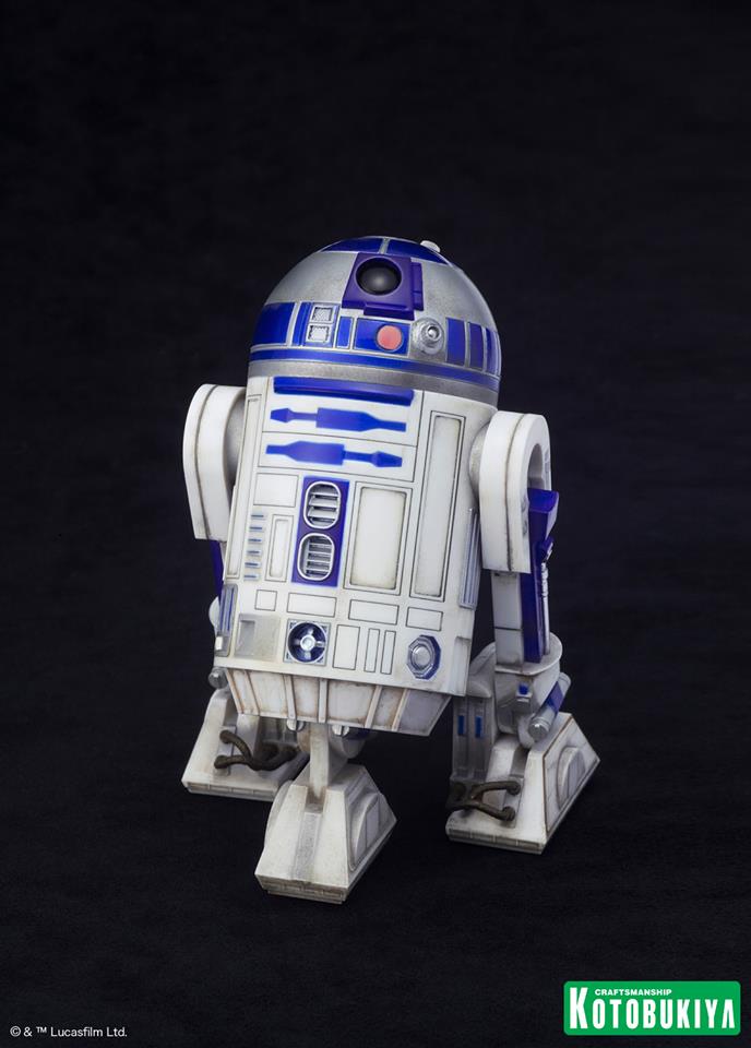 Pack Estátuas Star Wars The Force Awakens ArtFX+ Statues: C-3PO, R2-D2 e BB-8 - Kotobukiya