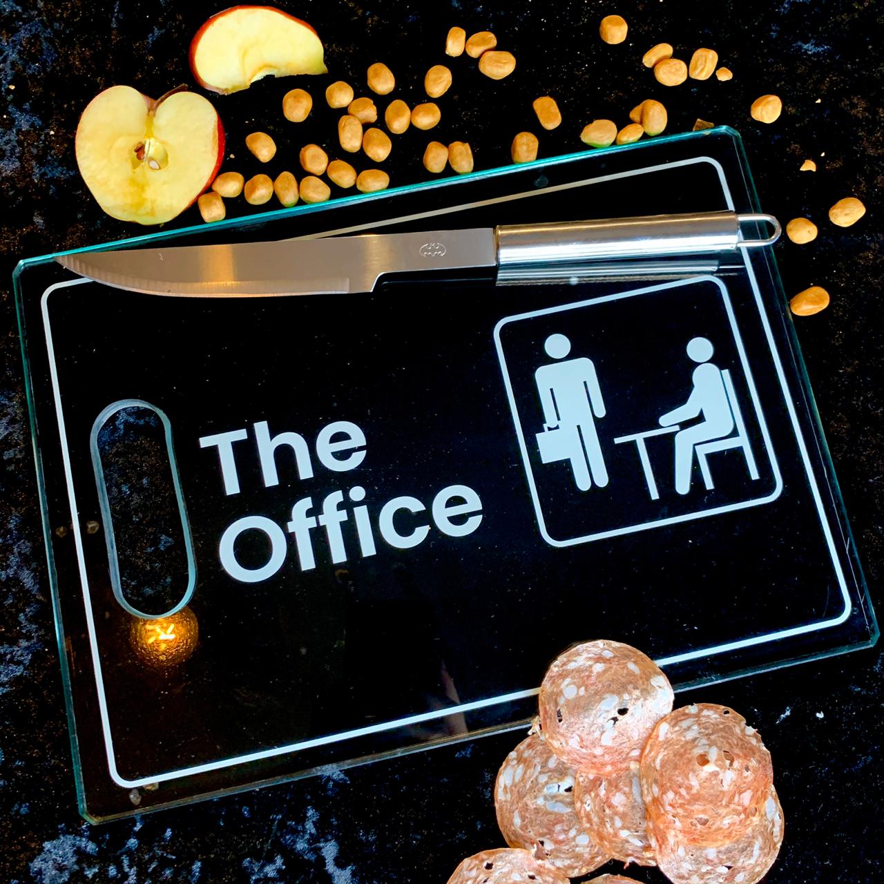 Tábua de Carne de Vidro The Office: The Office - (35x25cm)