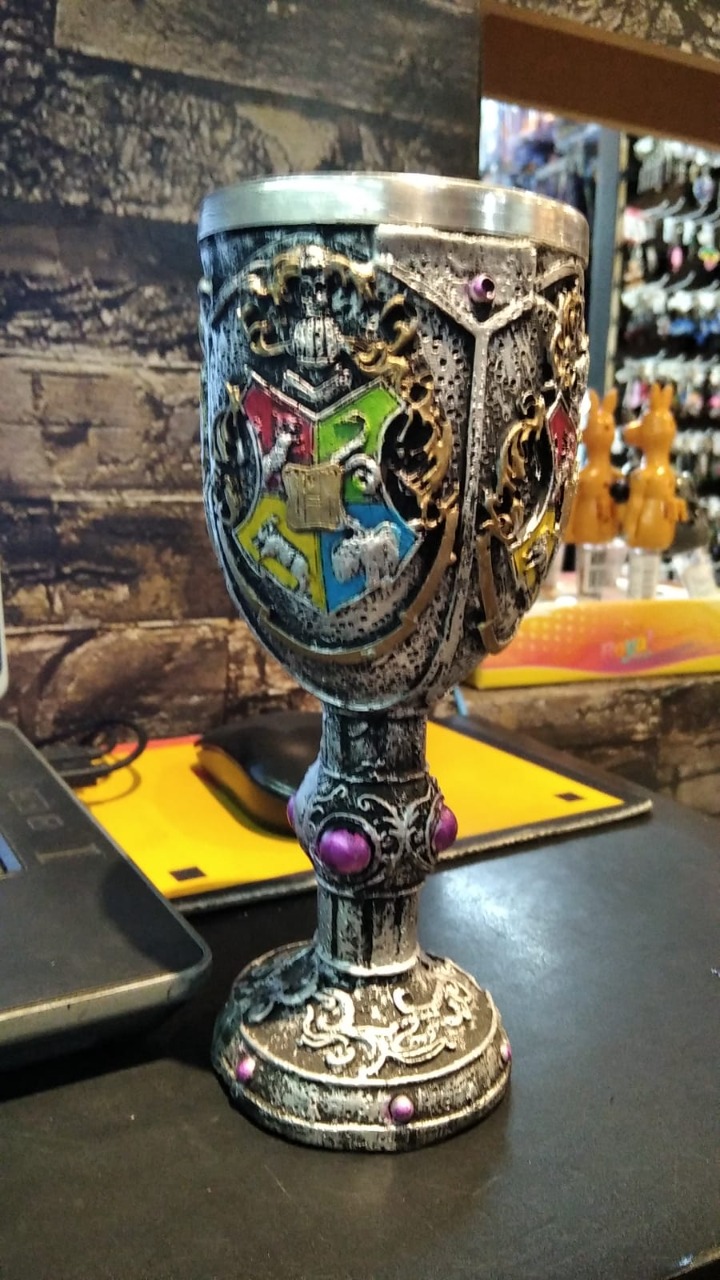 Cálice Taça Caneca 3D Casas Hogwarts: Harry Potter - 280ml - CD