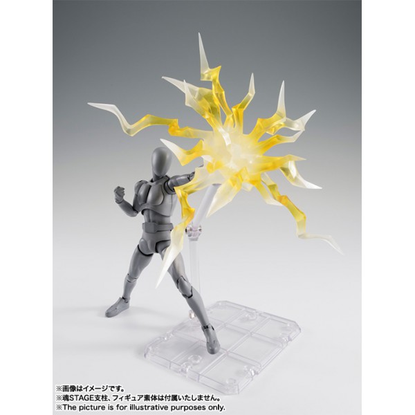 Tamashii Efeito (Effect) Thunder Amarelo (Yellow) Display - Bandai