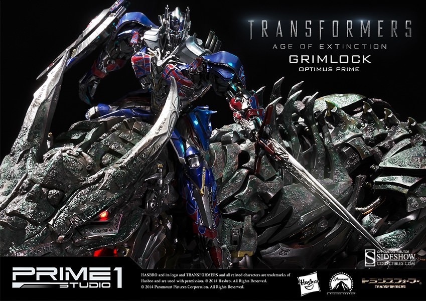 Estátua Transformers (Grimlock Optimus Prime Version) - Sideshow - CD