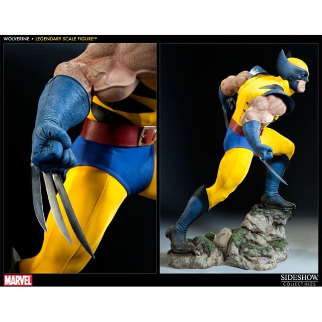 Estátua Wolverine: X-Men Marvel Collectibles (Escala 1/2) - Sideshow 