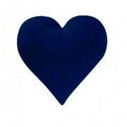 Almofada Coração Azul Marinho