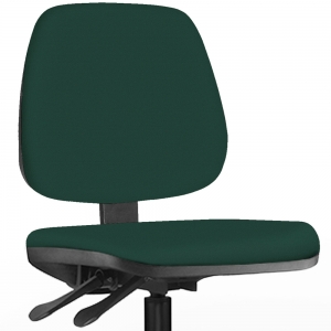 Cadeira Caixa Alta Giratória Job L02 Crepe Verde Musgo - Lyam Decor