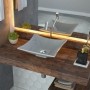 Cuba de Apoio Para Banheiro Quadrada C01 Lux L34 Cinza - Lyam Decor
