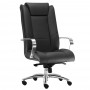 Kit 02 Cadeiras de Escritório Presidente Executiva  New Onix F02 Couro Ecológico Preto - Lyam Decor